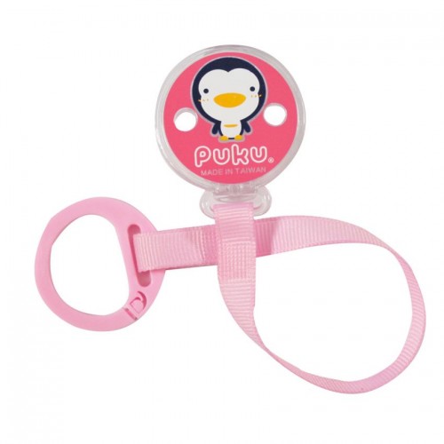 Puku Pacifier / Soother Clipper - Pink